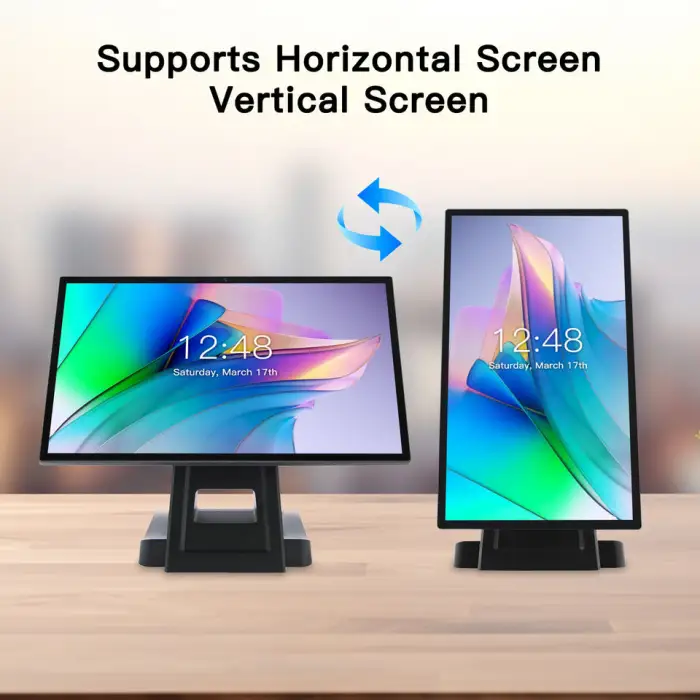 15.6'' Retail Transaction System Poe Nfc 1920*1080 IPS Rfid Advertising Screen Android Tablet Smart POS Terminal