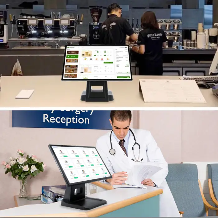 15.6'' Retail Transaction System Poe Nfc 1920*1080 IPS Rfid Advertising Screen Android Tablet Smart POS Terminal