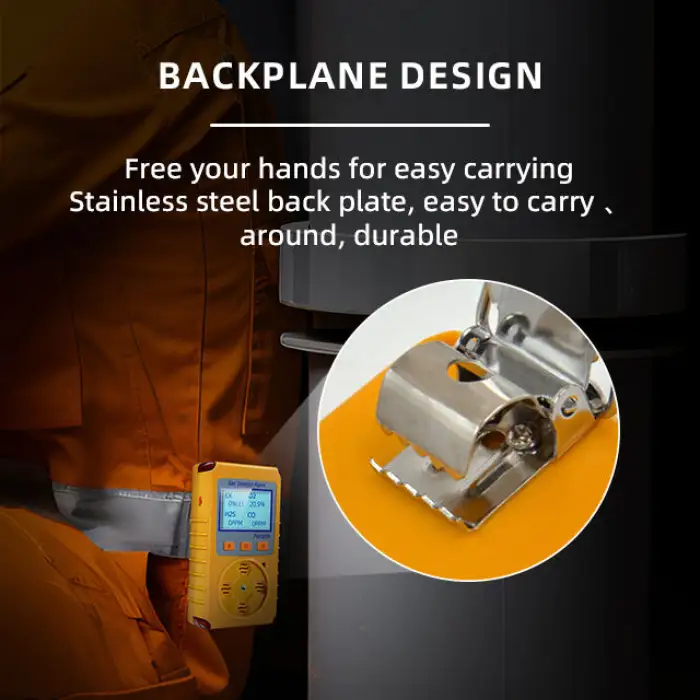 Flammable Toxic Confined Space atile Helium He Combustible Portable 4 in 1 Gas Detector