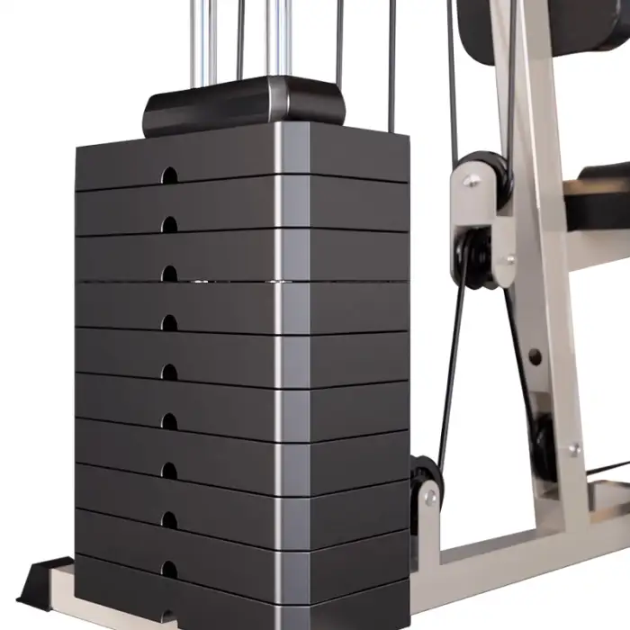 Single Person Training Station Low Lat Pull Down Chest Press Fitness Equipment Multi-Function Exercise Training Machine Steel