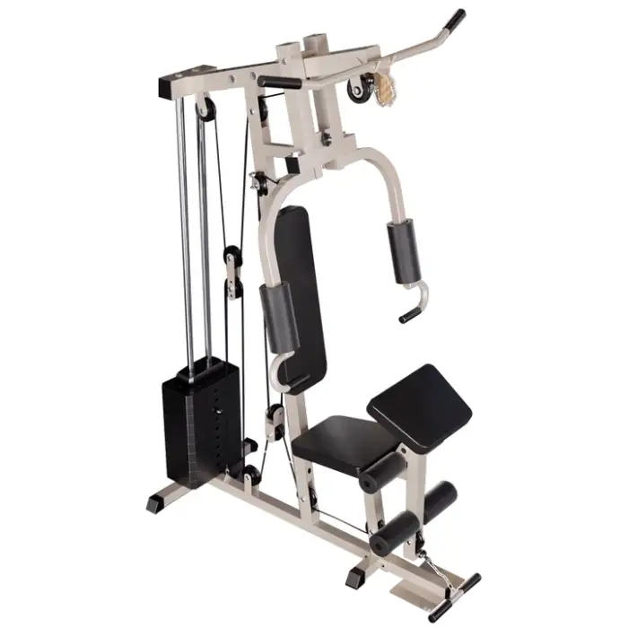 Single Person Training Station Low Lat Pull Down Chest Press Fitness Equipment Multi-Function Exercise Training Machine Steel