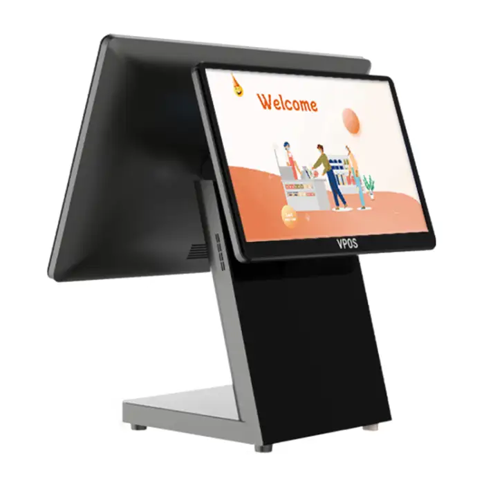 Vpos T615 Desktop Touch Cash Registers Terminals Retail Point of Pos System Top 10 Pos Machine Hardware
