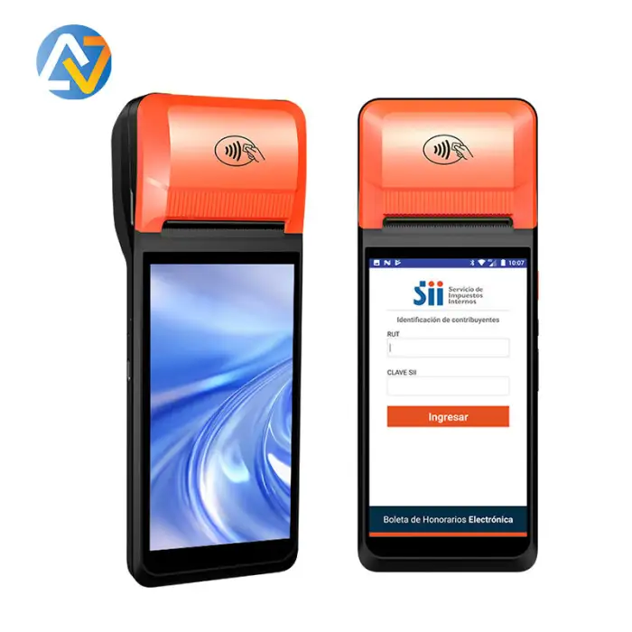 NB60 6 Inch 3+16GB Handheld Pos NFC Billing MPos Machine All in One Mobile Pos Terminal Handheld With Printer