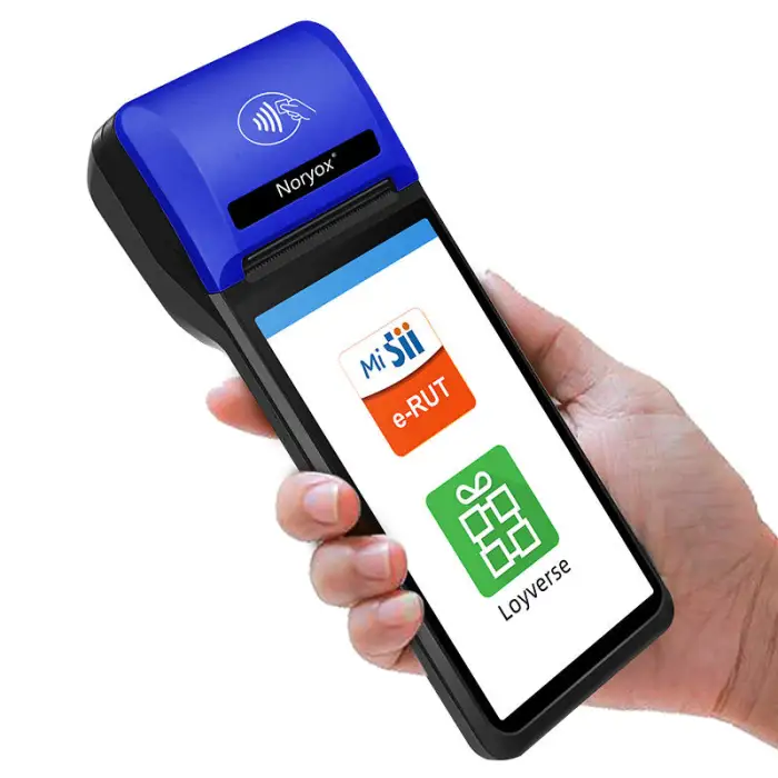 NB60 6 Inch 3+16GB Handheld Pos NFC Billing MPos Machine All in One Mobile Pos Terminal Handheld With Printer