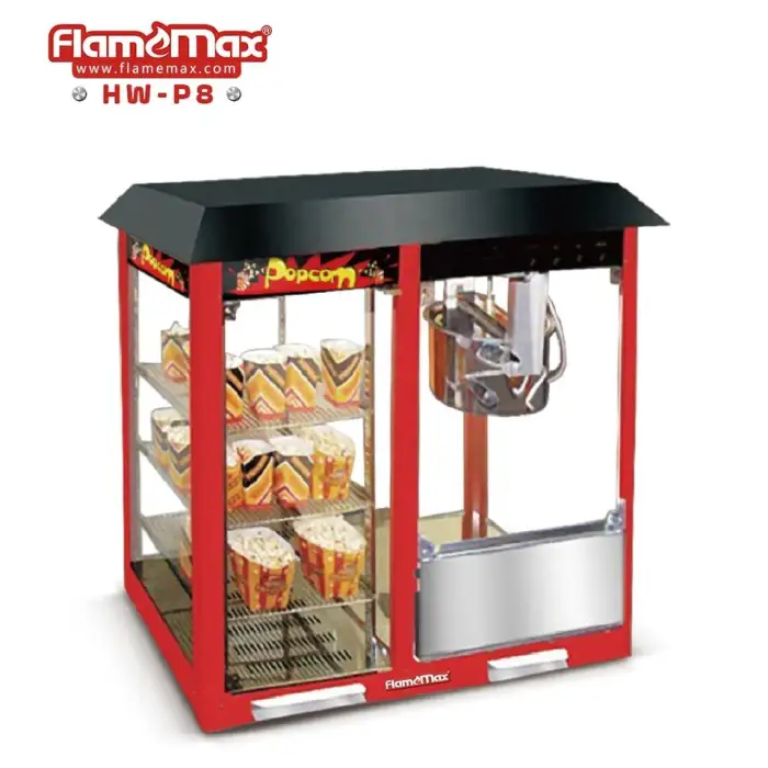 HGP-8A 8Oz Commercial Gas Popcorn Machine Maker Ce Approval Electric Popcorn Machine Automatic Popcorn Machine