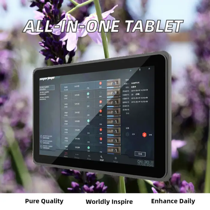 All-in-One 7inch Industrial Touch Screen Panel Tablet Pc with Quad Core Processor Without Battery Android11 Wifi Bluetooth