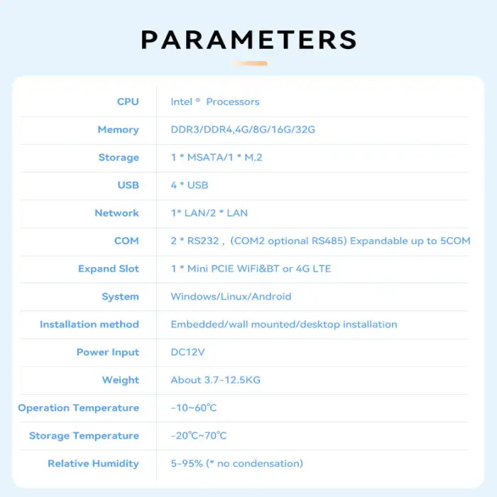 All-in-One 7inch Industrial Touch Screen Panel Tablet Pc with Quad Core Processor Without Battery Android11 Wifi Bluetooth