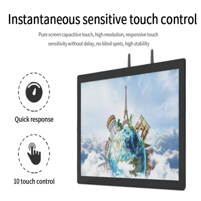 Industrial All-in-One Control Machine 15.6" 21.5" LCD Display Panel PC Industrial Computer