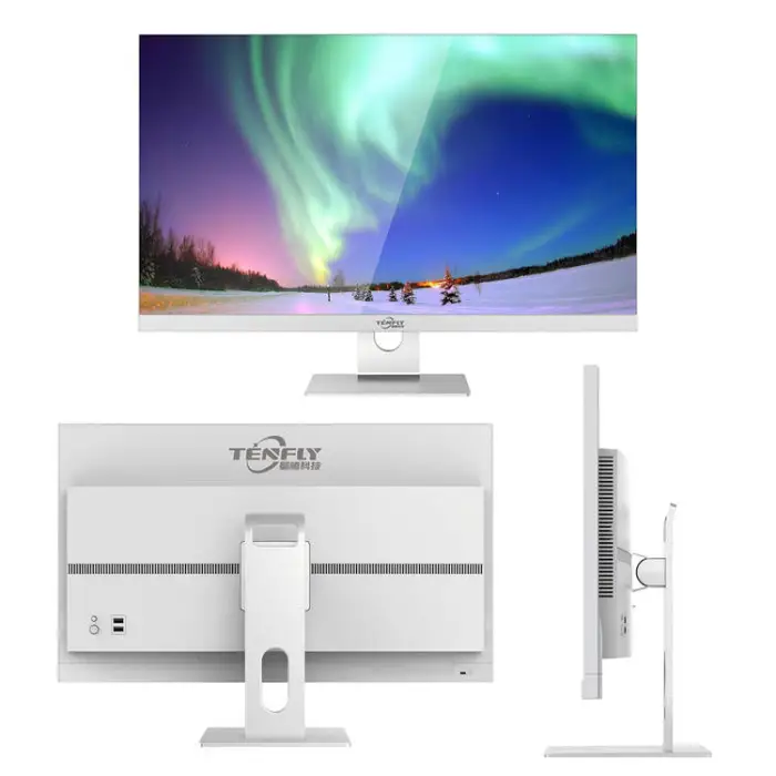 TENFLY OEM AIO 24 Inch Full Set Desktop Computer All-in-one Pc Core I5 Monoblock Barebone Gaming Computers All in One