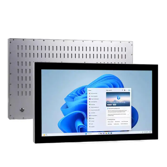 Wall Mount Commercial 12.1-15-17-19 Inch Touch Panel PC Fanless Industrial All-in-One Touch Screen I3-3217U COM*2/VGA Stock