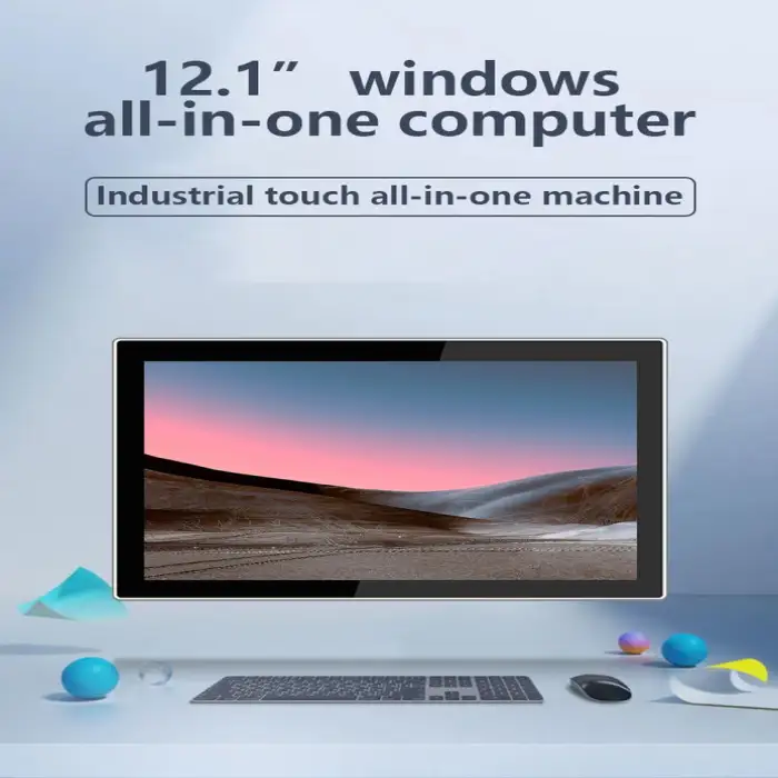 Wall Mount Commercial 12.1-15-17-19 Inch Touch Panel PC Fanless Industrial All-in-One Touch Screen I3-3217U COM*2/VGA Stock