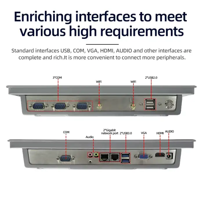 21.5 Inch Industrial All in One PC Touch Screen Computer Capacitive Touch Screen With Wins Industrial Tablet