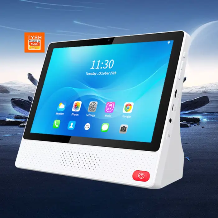 TYSH Android Smart Speaker With Screen 10.1 "hd Touch Screen Wifi Home Video Voice Call Speaker Smart Screen Speaker