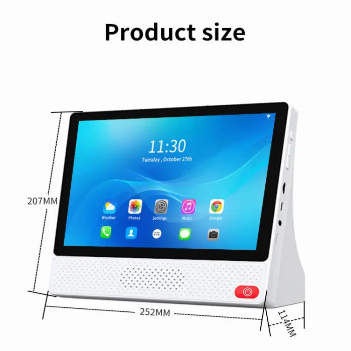 TYSH Android Smart Speaker With Screen 10.1 "hd Touch Screen Wifi Home Video Voice Call Speaker Smart Screen Speaker