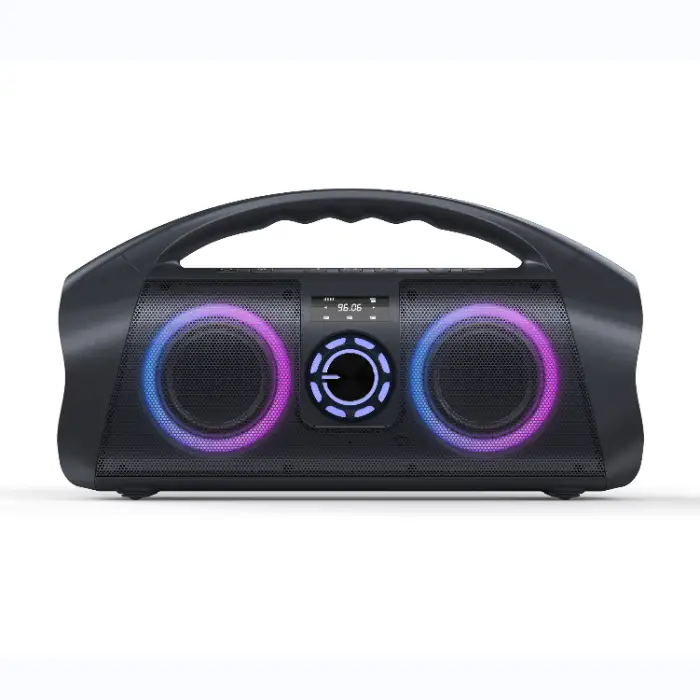 F29 Outdoor IPX7 Wireless Bluetooths Speaker Colorful Light Extra Bass Portable Speaker with Digital LED Screen