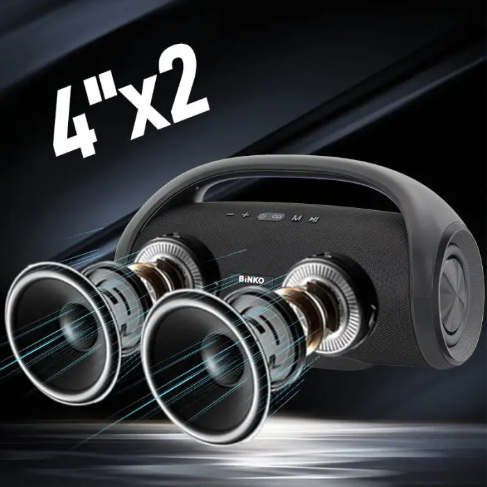 Big HORN PARTY BOX Boombox Portable Bocina Batterie Speaker Waterproof Original Wireless OME Speaker Boombox 2