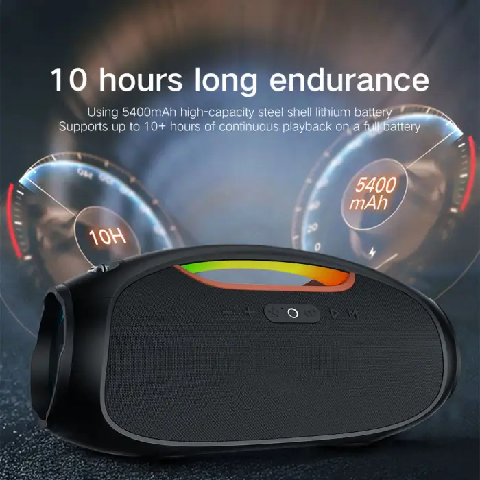 Dcolor Portable Hifi Sound Quality 100W Bt5.3 Ipx6 Waterproof Deep Bass Travel Party Box Speaker Wireless BoomBox Audio Speaker