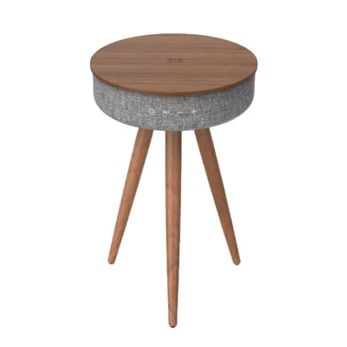 Party Music Player Smart Furniture Speaker Desk Wireless Charger Loud Portable WoodenTable Speaker Bluetooth Wireless Speakers