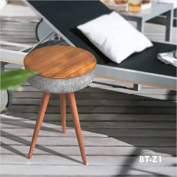 Party Music Player Smart Furniture Speaker Desk Wireless Charger Loud Portable WoodenTable Speaker Bluetooth Wireless Speakers