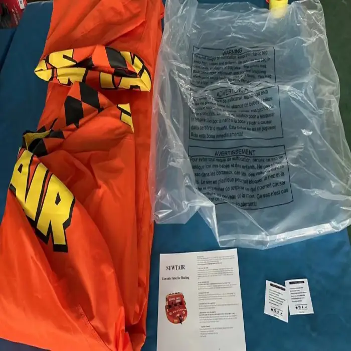 OEM Custom Sea Ski Jet PVC Inflatable Flying Towable Tube for Boating 3 Lounge Chair Speed Boat Water Tube Water Sport