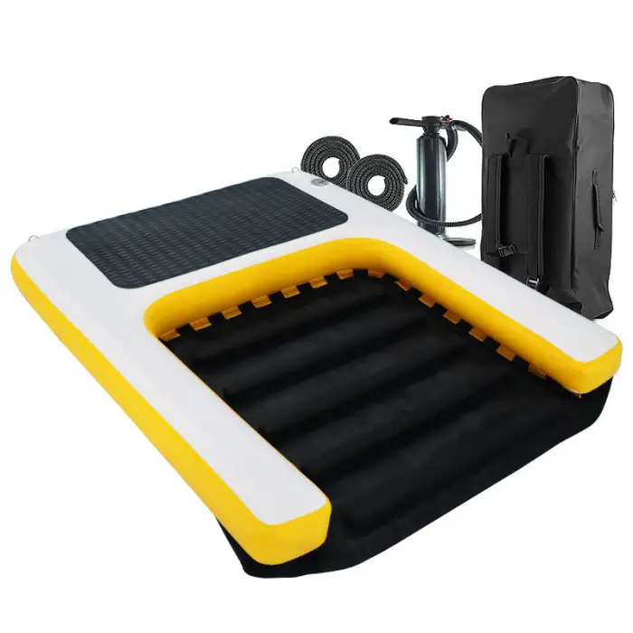 Custom Size Dog Water Ramp with Metal D-Rings for Boats, Docks & Pools Supports 200 Lbs