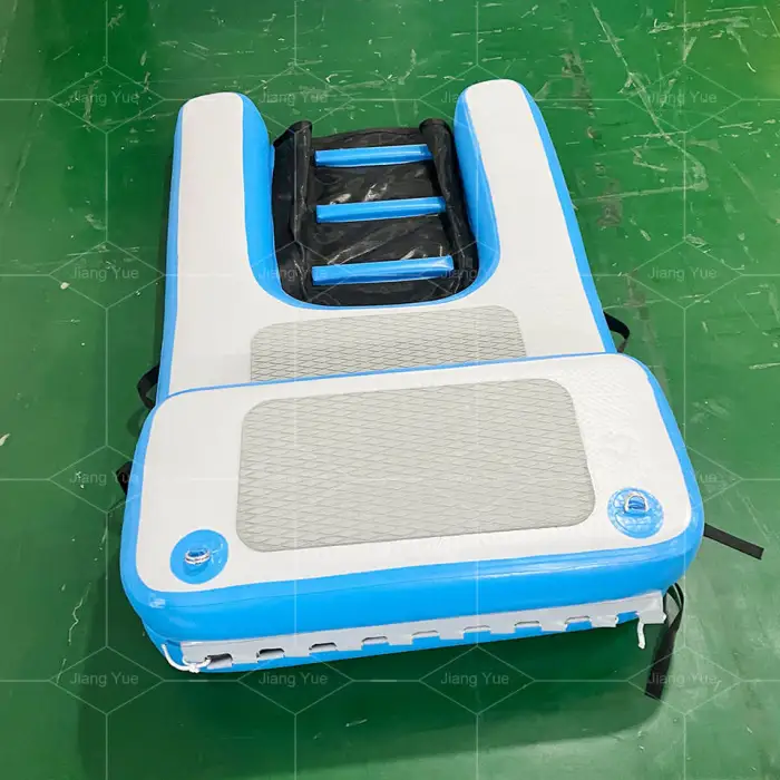 Design Drop Stitch Pet Dog Folding Ramp Dog Water Ramp Inflatable Dog Ramp for Boat/pool/lake