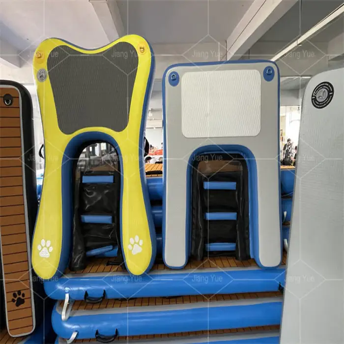 Design Drop Stitch Pet Dog Folding Ramp Dog Water Ramp Inflatable Dog Ramp for Boat/pool/lake