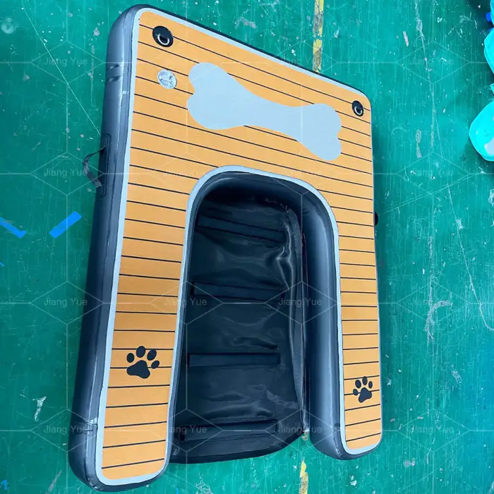 Popular Boat Pool Use Inflatable Dog Water Ramp Floating Docks Platform for Pup Plank on Water Ladder Steps