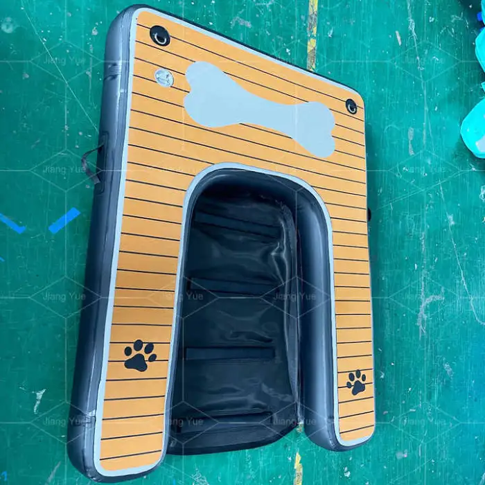 Popular Boat Pool Use Inflatable Dog Water Ramp Floating Docks Platform for Pup Plank on Water Ladder Steps