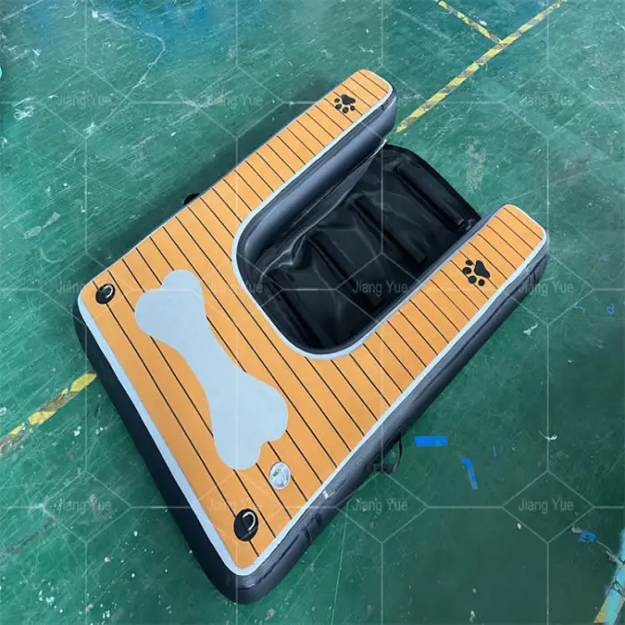 Popular Boat Pool Use Inflatable Dog Water Ramp Floating Docks Platform for Pup Plank on Water Ladder Steps