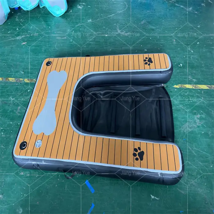 Popular Boat Pool Use Inflatable Dog Water Ramp Floating Docks Platform for Pup Plank on Water Ladder Steps