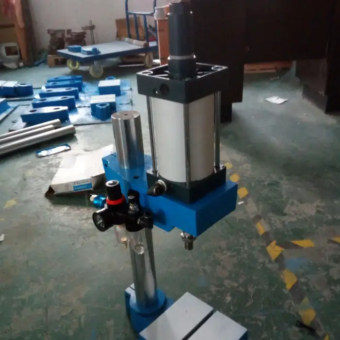 200kg Pneumatic Punching 63 Type Bench Power Press High Precision Riveting Machine Hole Machines Small Pneumatic Press