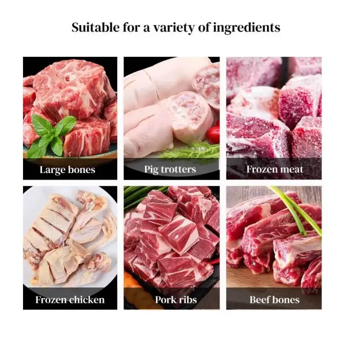 Heavy Duty Bone Cutting Machine for Meat for Slaughterhouses Powerful Motor Meat Processing Machine