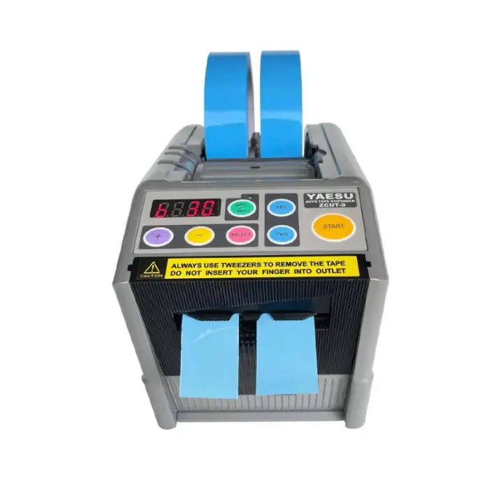 ZCUT-9 220V 6-60mm Width Automatic Tape Dispenser Automatic Tape Cutting Machine Desktop Tape Dispenser