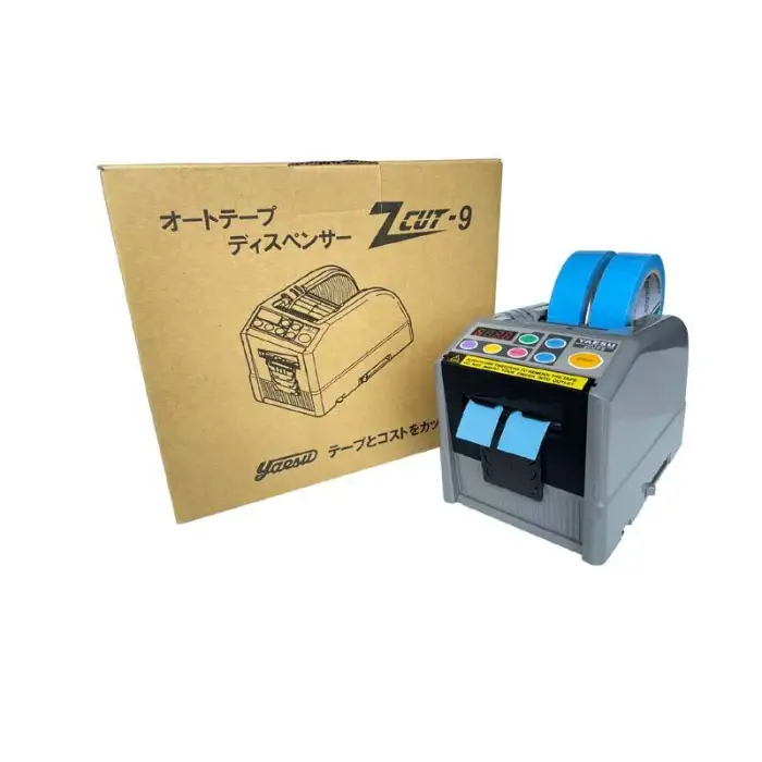ZCUT-9 220V 6-60mm Width Automatic Tape Dispenser Automatic Tape Cutting Machine Desktop Tape Dispenser
