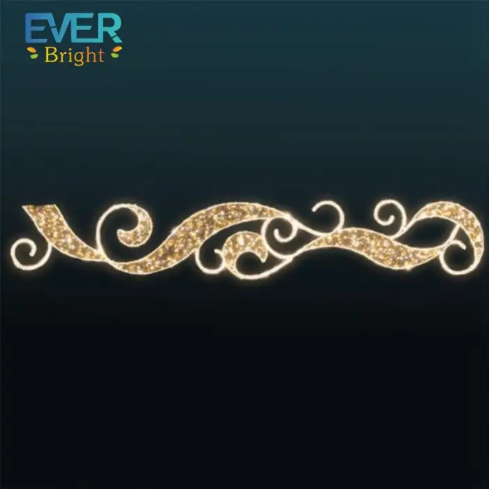 Outdoor LED Large Christmas Motif Across Street Lights for City Commercial Xmas Decoration