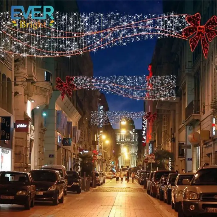 Christmas Project Street Arch Decorative Lights /commercial Street Light Motif 2d Garden Pole Street Light