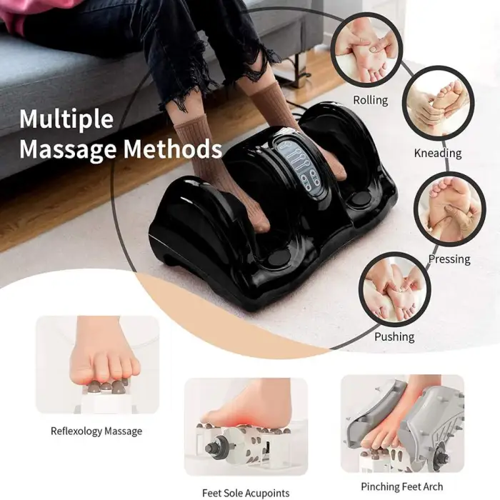 Heating Infrared Foot Massager Machine Comfortable Physiotherapy Equipment