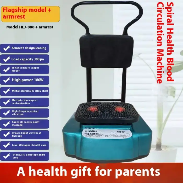 Relaxation Foot Massager with Vibration Pain Relief & Rotating Finger Pressure Electric Foot Circulation Device Remote Control