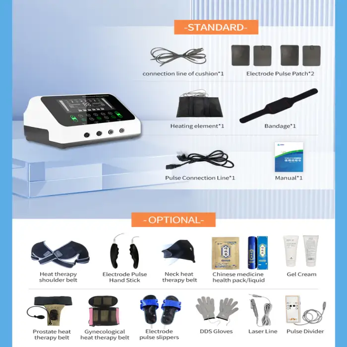 Remote Control Foot Massager for Pain Relief Electric Pulse Physiotherapy for Circulation Issues Legs Waist Arms