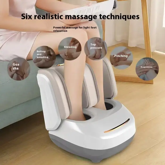 Intelligent Electric Air Compression Vibration Foot Massager with Finger Pressure Roller Newly Designed Leg Body Massager