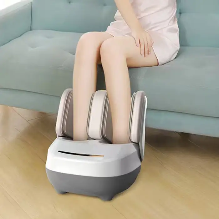 Intelligent Electric Air Compression Vibration Foot Massager with Finger Pressure Roller Newly Designed Leg Body Massager