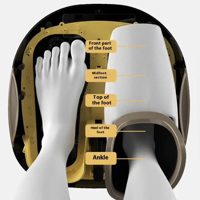 Full Body Electric Wireless Vibration Foot Massager Air Compression Foot Massager with Heating