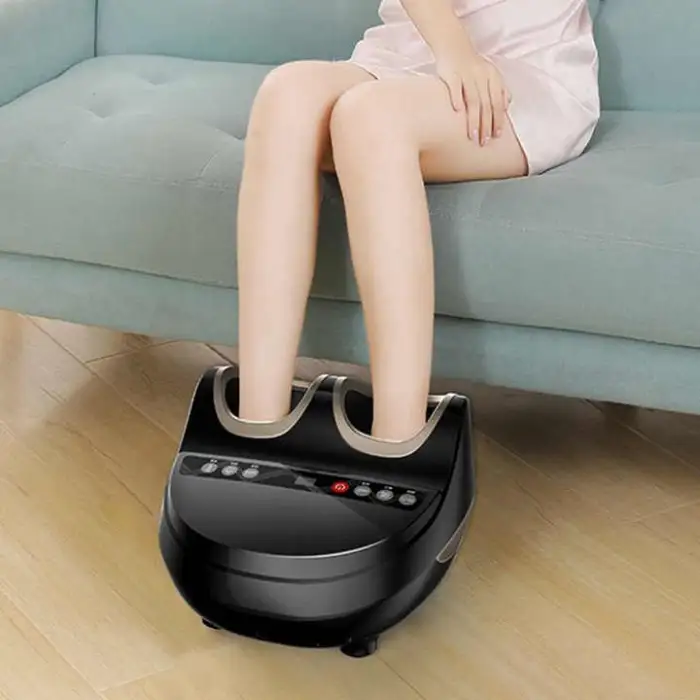 Full Body Electric Wireless Vibration Foot Massager Air Compression Foot Massager with Heating