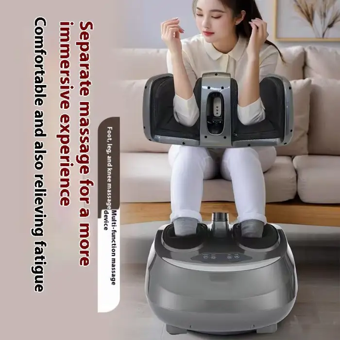 Multifunctional Split Acupressure Air Compression Heated Massage Muscle Relief Electric Foot Massager