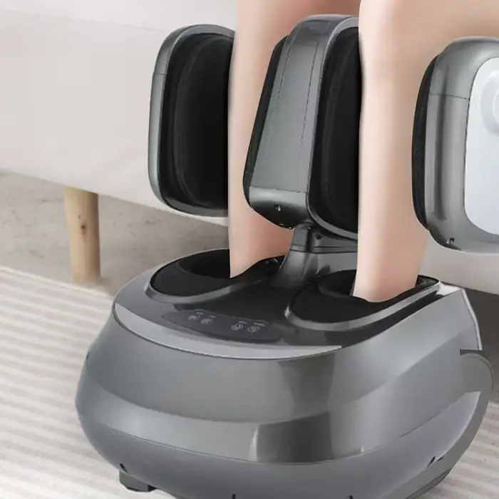 Multifunctional Split Acupressure Air Compression Heated Massage Muscle Relief Electric Foot Massager