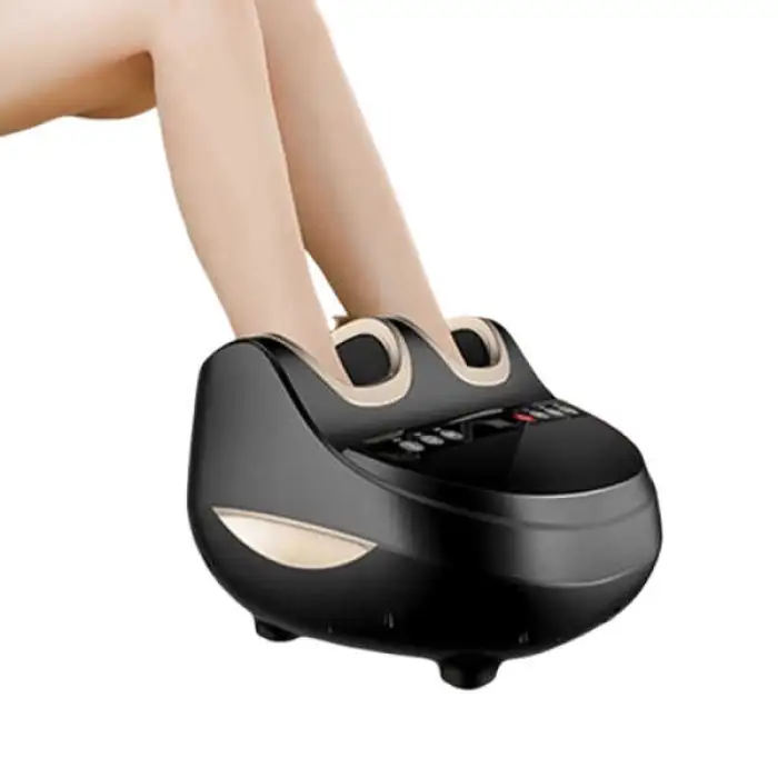4D Full Wrapped ABS Shells Airbag Kneading Press Sole Warm Reflexology Electronic Circuit Board Foot Leg Massager Foot Massager