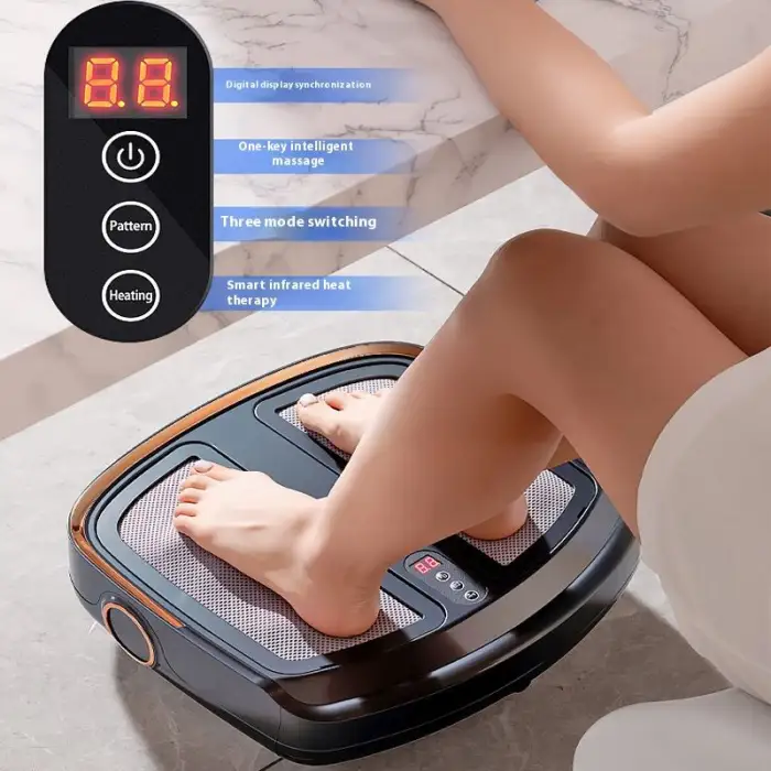 Customized Multifunctional Foot Massager, Electric Heating Rotating Massager, Node Deep Kneading Smart Home Product
