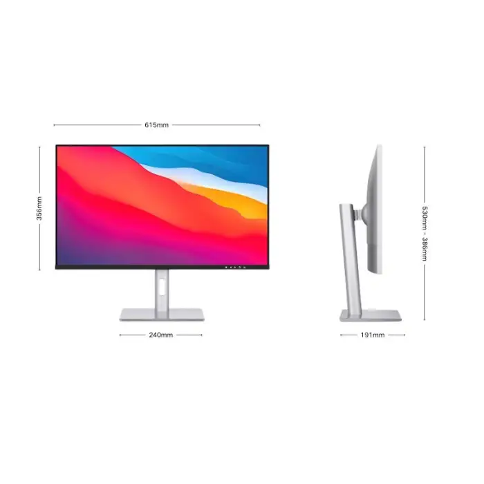 4K 27 Inch Monitor QHD UHD 60Hz Office Computer Monitors IPS 1ms High Brush Borderless Desktop Computer LCD Design Monitor
