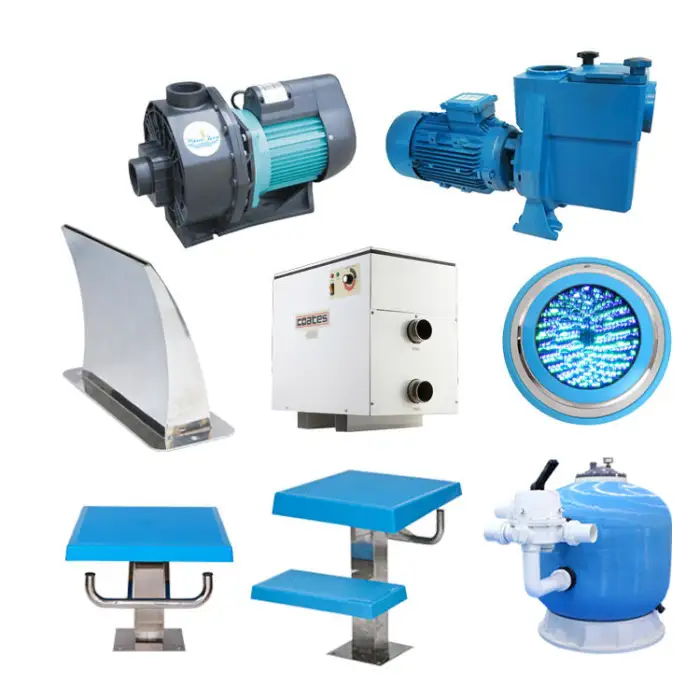 Fenlin Swimming Pool Accessories Piscinas Water Pumps Ladder Pool Cover /waterfall / Cleaner Pool Filter